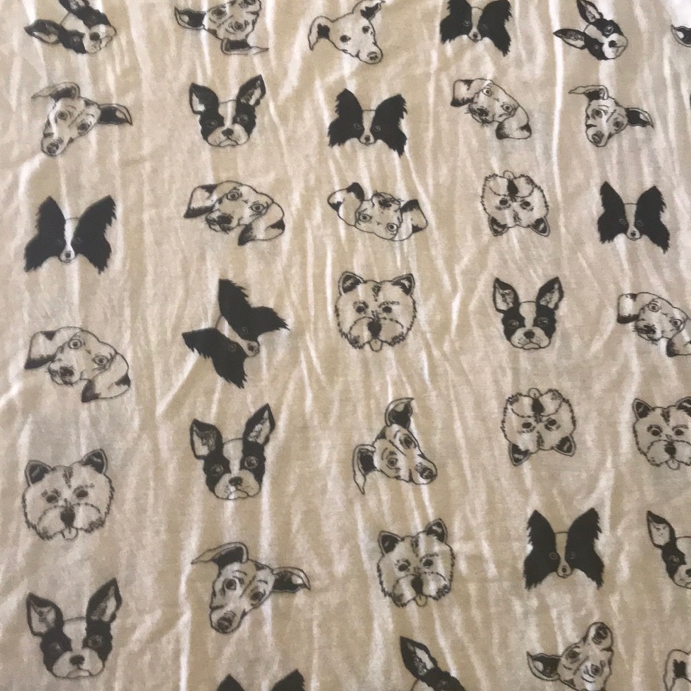 Dog Print Infinity Scarf